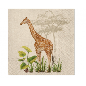 Paper napkins PAW, We Care Giraffe Design, 33 x 33 cm / 20 pcs.