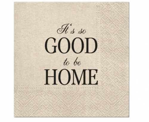 Paper napkins PAW, We Care Good to be Home Design, 33 x 33 cm / 20 pcs.
