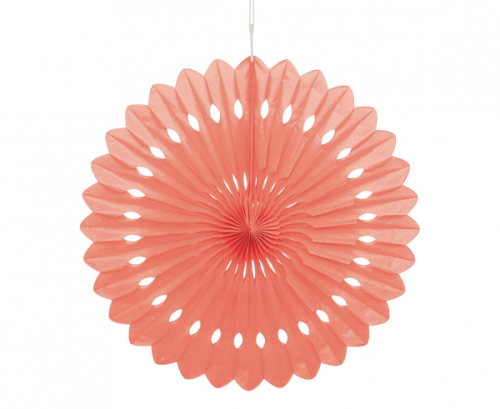 Decor honeycomb, coral, height 40 cm