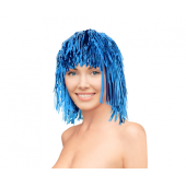 Foil Wig, blue
