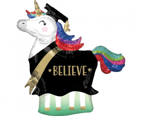 Воздушный шар из фольги SuperShape Grad Unicorn P35 в упаковке, 83см x 81c Воздушный шар из фольги SuperShape Grad Unicorn P35 в упаковке, 83см x 81c