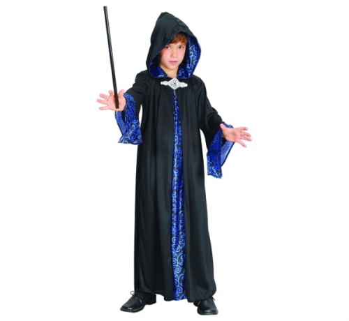 Wizard role-play costume (robe with hood), size 120/130