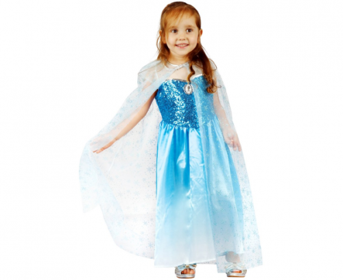 Blue Beauty role-play costume  (dress, cape), size 92/104