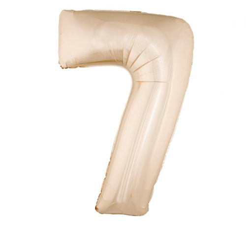 Foil balloon digit 7, rose-gold, 92 cm Foil balloon digit 7, rose-gold, 92 cm