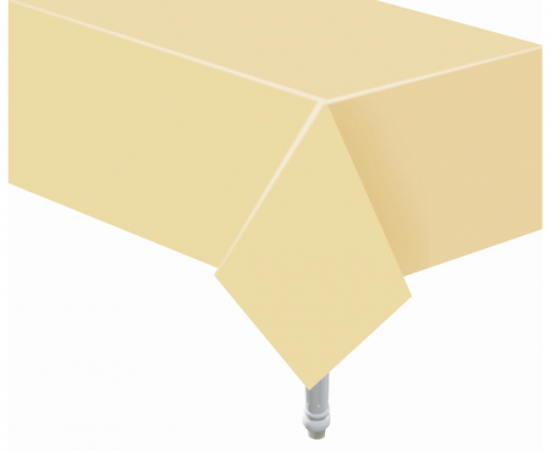 Table cover, beige, 132 x 183 cm