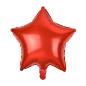 Воздушный шар из фольги Star, красный, 19 &quot;