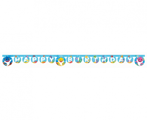 Baby Shark banner - Happy Birthday