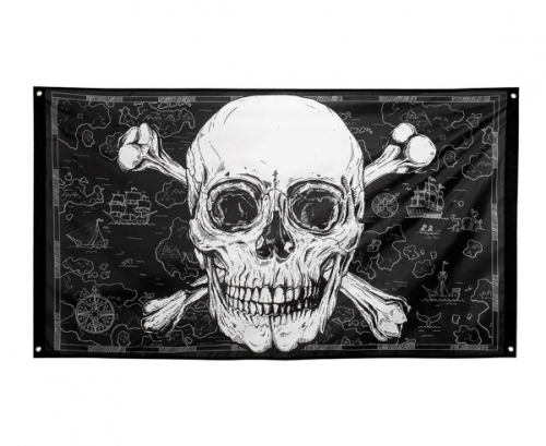 Pirate Skull flag, size 90 x 150 cm Pirate Skull flag, size 90 x 150 cm