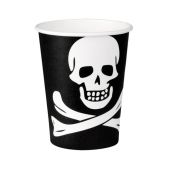 Paper cups Pirate, 250 ml, 6 pcs