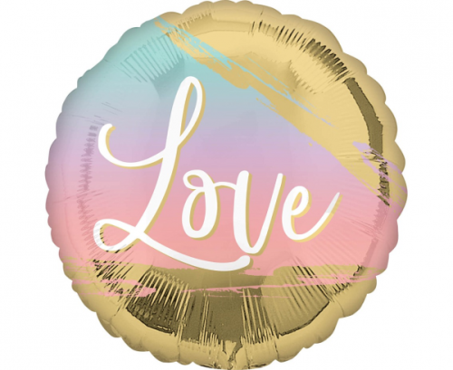 Standard Sunset Love Foil Balloon S40 Packaged