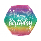 Foil balloon SuperShape Sparkle, packed