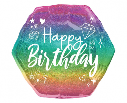 Foil balloon SuperShape Sparkle, packed