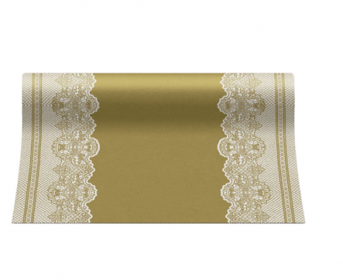PAW paper table runner Royal Lace (gold), 40 cm x 24 m