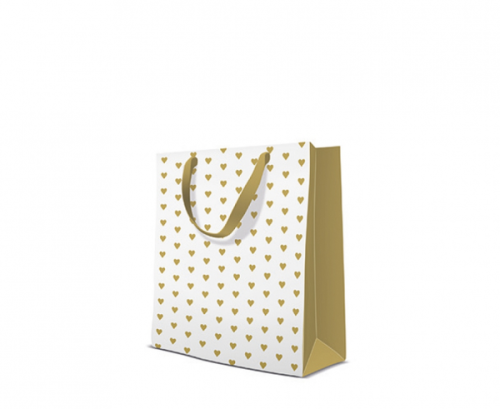 PAW gift bag Just Love, gold printing, 20 x 25 x 10 cm PAW gift bag Just Love, gold printing, 20 x 25 x 10 cm