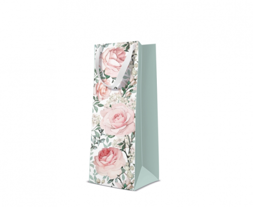 PAW wine gift bag Gorgeous Roses, 12 x 37 x 10 cm PAW wine gift bag Gorgeous Roses, 12 x 37 x 10 cm