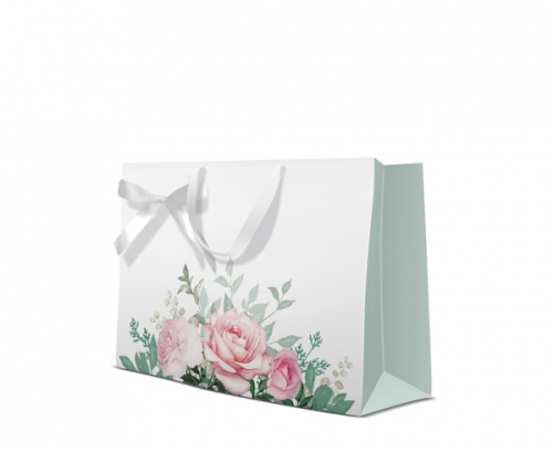 PAW gift bag Gorgeous Roses, 34 x 27 x 13 cm