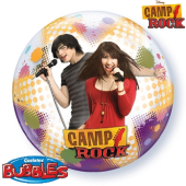 Воздушный шар фольгированный 22 &quot;QL Bubble сингл&quot; Camp Rock Stars &quot;