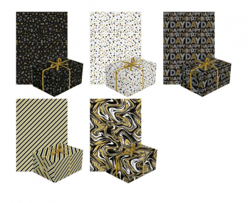 PAW wrapping paper Neutral 10, assorted, 70 x 200 cm PAW wrapping paper Neutral 10, assorted, 70 x 200 cm