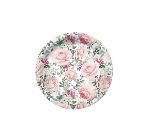 PAW paper plates Gorgeous Roses, 18 cm, 10 pcs.