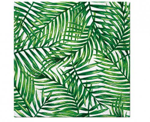 PAW paper napkins Tropical Leaves, 33 x 33 cm, 20 pcs. PAW paper napkins Tropical Leaves, 33 x 33 cm, 20 pcs.