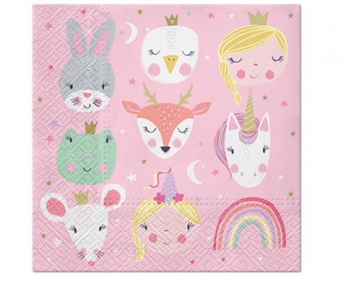 PAW paper napkins Magical Friends, 33 x 33 cm, 20 pcs.