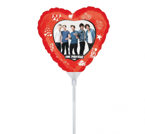 9 collu HRT folijas balons, "One Direction" 9 collu HRT folijas balons, "One Direction"
