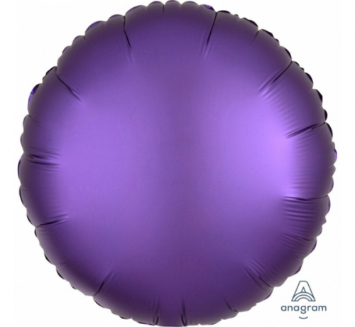 Balloon folic Sateen Lux S15, CiR violet, 43 cm
