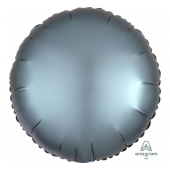 Balloon folic Sateen Lux S15, CiR steel, 43 cm