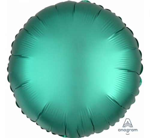 Balloon folic Sateen Lux S15, CiR green, 43 cm