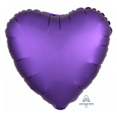 Balloon folic Sateen Lux S15, HRT violet, 43 cm