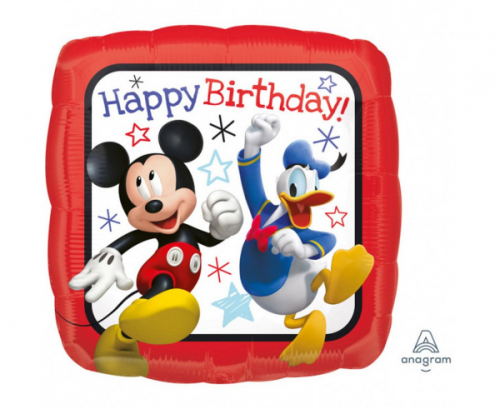 Balloon folic SQR Mickey Roadster Race, 43 cm, packed