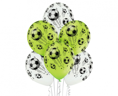 D11 balloons Football 1C5S, 6 pcs. D11 balloons Football 1C5S, 6 pcs.