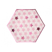 Paper Plate hexagonal shaped, size 27 cm, 8 Pcs