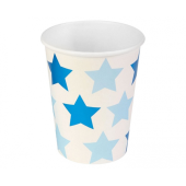 Paper cups Little Star Blue, 200 ml, 8 pcs