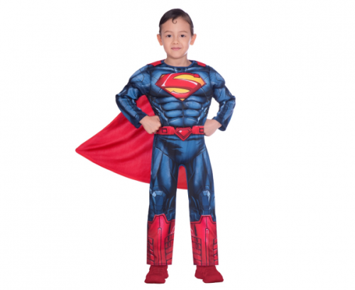 Superman Classic role-play costume, size 4-6 years