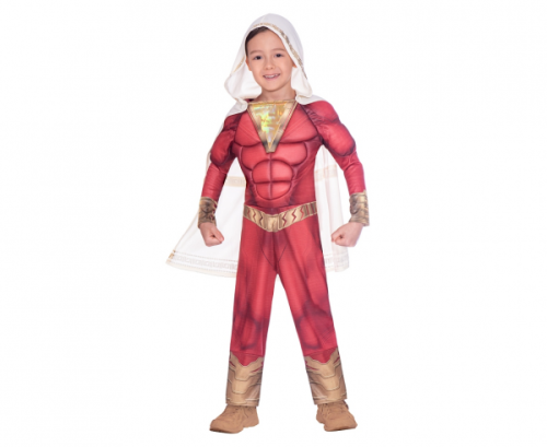 Shazam role-play costume, size 6-8 years
