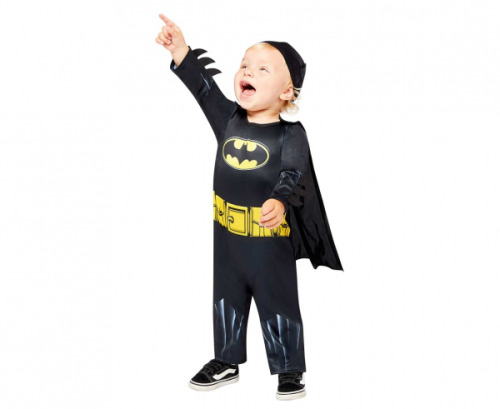 Black Batman role-play costume, size 2-3 years Black Batman role-play costume, size 2-3 years