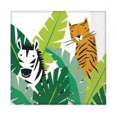 Paper napkins Animal Safari, size 33 x 33 cm, 16 pcs