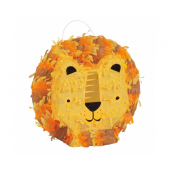 Lion mini pinata, size 18 x 17 cm