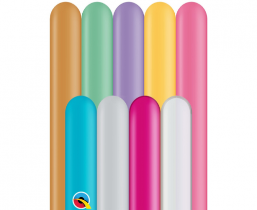 Modelling balloons, QL 260, pastel artistic Artistic / 250 pcs.