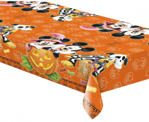 Plastic tablecover Mickey Halloween, 120x180 cm