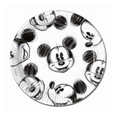 Paper plates Mickey Faces, 23 cm, 25 pcs.