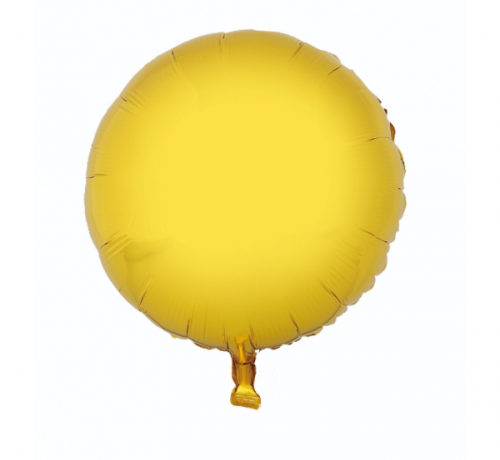 Folijas balons "Round", zelts, 18"