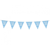 Banner Glitz 50, with flags, blue, 274 cm