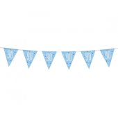 Banner Glitz 90, with flags, blue, 274 cm