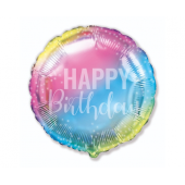 Folija balons 18&quot; FX dzimšanas diena, gradients
