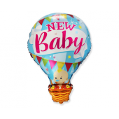 Воздушный шар фольгированный 24 &amp;quot;FX Baby in the Balloon - New Baby, синий