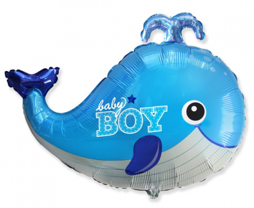 Воздушный шар фольгированный 24 "FX Baby Boy, кит