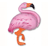 Folija balons 24&quot; FX Flamingo, iepakots