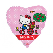 Folija balons 18&quot; FX Hello Kitty uz velosipēda, iepakots